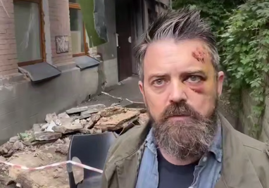 Балкон 120-річного будинку в Києві обвалився на громадянина США