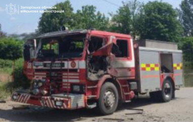 Росіяни знову обстріляли рятувальників на Запоріжжі