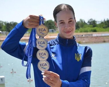 Українська каноїстка виборола чотири нагороди на чемпіонаті Європи