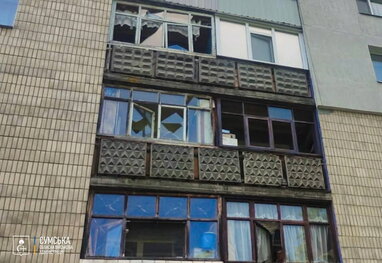 Російський дрон атакував Ковпаківський район Сум: є пошкодження