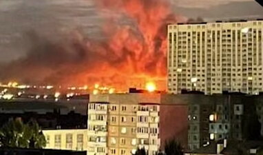 У Росії зупинили роботу Саратовського НПЗ після української атаки