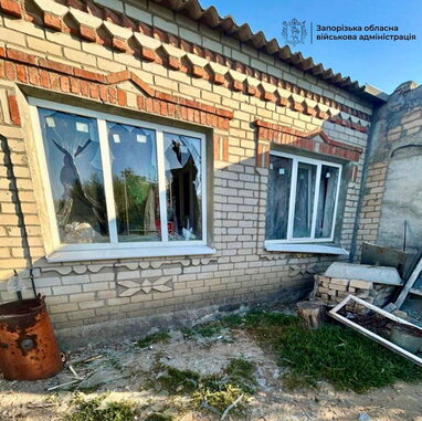 Російський БпЛА вдарив по Комишувасі біля Запоріжжя