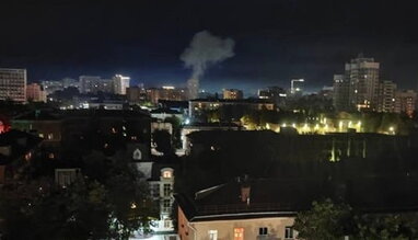 У Росії вибухи й пожежа після атаки дронів на Орел