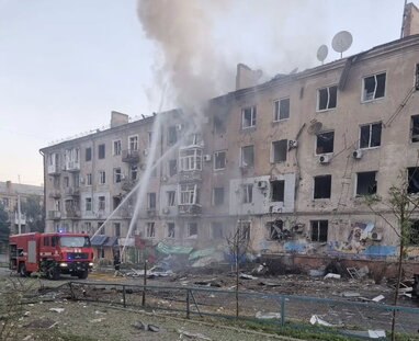 У нічній атаці на Краматорськ постраждало дев ’ятеро людей