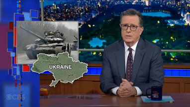 У шоу Стівена Кольбера показали карту України без Криму