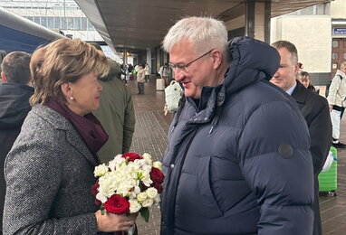 Глава МЗС Латвії приїхала до Києва