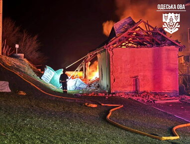 Масований удар "Шахедів" по Одещині: пошкоджено енергооб'єкт, є перебої зі світлом