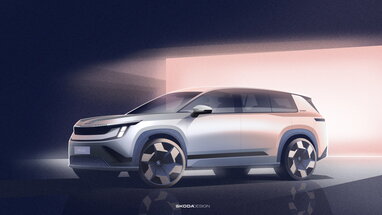 Skoda показала свій новий флагман: 7-місний електрокросовер із 600 км ходу