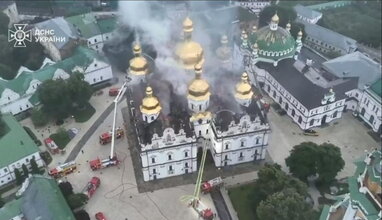 Російський удар пошкодив Києво-Печерську лавру: є загроза обвалу Успенського собору