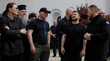 "А ми ще скажемо" - Зеленський оглянув Лавру та заявив, що відповідь на дії росії буде