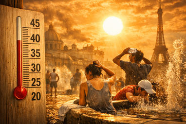 До 44°C у тіні: Європу накриває рекордна спека