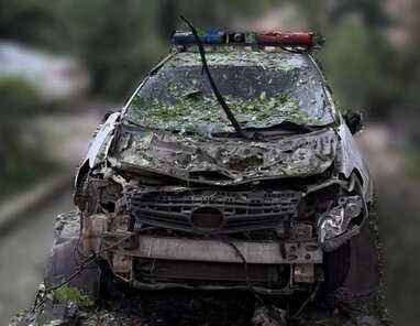 У Краматорську FPV-дрон росіян атакував екіпаж патрульних: поранено поліцейського