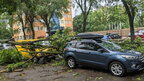 Київ накрила гроза та сильні пориви вітру: затоплені вулиці та станції метро (відео)