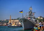 Військово-морський парад до Дня Незалежності України в Одесі (відео)