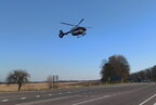 На Львівщині гелікоптером доправили важкопораненого мотоцикліста до лікарні