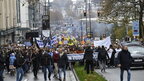 Протести проти карантину: у Брюсселі силовики застосували сльозогінний газ проти мітингарів (відео)