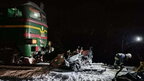 Жахлива трагедія: на Івано-Франківщині пасажирський поїзд розчавив авто (відео)