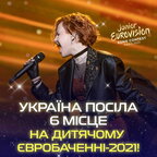 Українка Олена Усенко зайняла 6 місце на дитячому «Євробаченні» (відео)