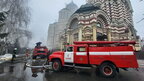У Харкові горіла будівля при Свято-Благовіщенському катедральному соборі (фото, відео)