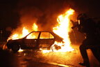 На заправці в Одесі спалахнув автомобіль (відео)