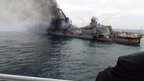 Батькам "зниклого" моряка з "Москви" цинічно заявили, що крейсер не брав участь у "спецоперації"