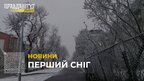 Передзимова казка: у Львові випав перший сніг (відео)