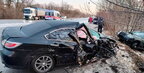 На Дніпропетровщині зіткнулися п’ять легковиків і вантажівка: є постраждалі