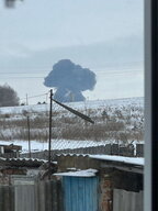 У Бєлгородській області рф впав військовий літак Іл-76