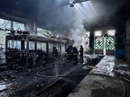 Унаслідок нічної атаки дронів по Харкову пошкоджено тролейбусне депо та житлові будинки, є постраждалі
