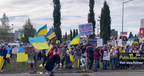 В Анкориджі пройшов мітинг на підтримку України перед зустріччю Трампа та Путіна