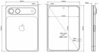 Екран ледь менший, ніж в iPad mini: у мережу злили креслення складаного iPhone