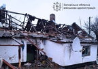 Окупанти двічі атакували Запоріжжя вночі: пошкоджено приватний будинок
