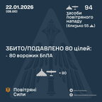 Нічна атака РФ: українські ППО збили більшість дронів