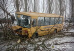 ДТП зі шкільним автобусом на Полтавщині: 3 поранених