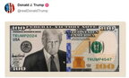 Трамп показав «оновлені» $100, і вони одразу стали мемом