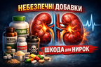 Ці добавки «б’ють» по нирках: лікарі назвали небезпечну п’ятірку